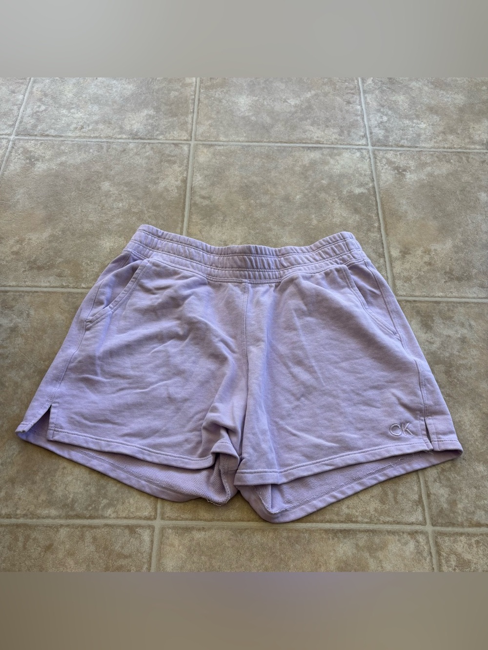 Calvin Klein Light Lavender Athletic Lounge Shorts